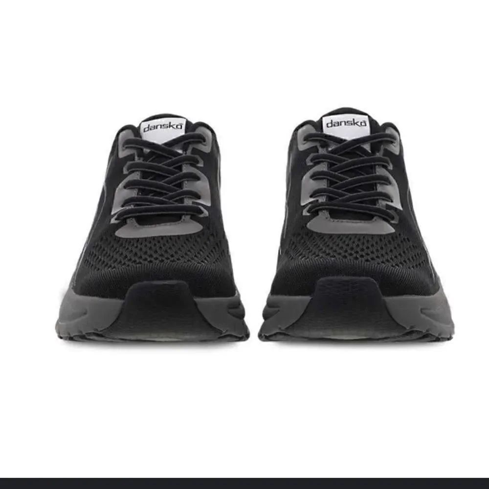 Dansko | Women's Pace Sneaker Arch Support Walking Shoe Black/Grey | 8.5-9 | 39